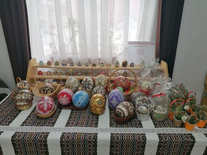 Eggs decorated with various techniques can be found in the museum in Ciocănești photo: Marilena Niculiță Archive