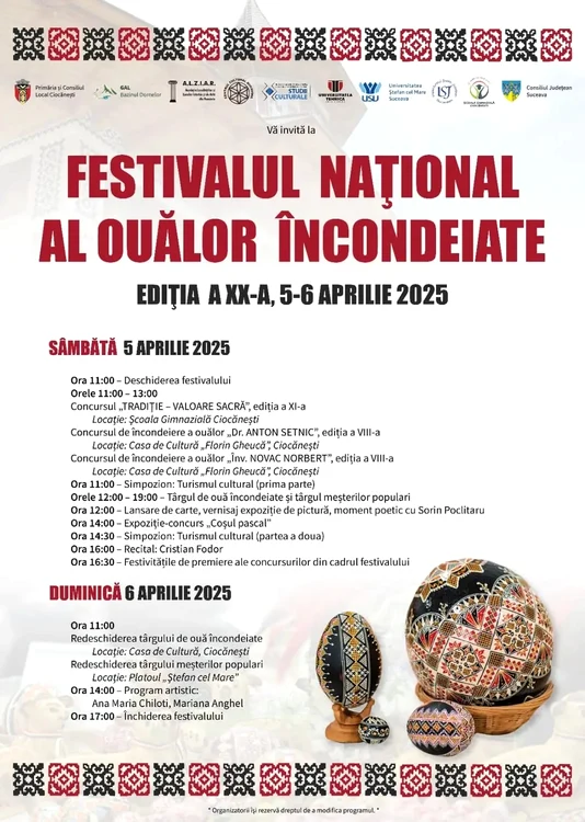 The program of the Festival of Listed Eggs 2025