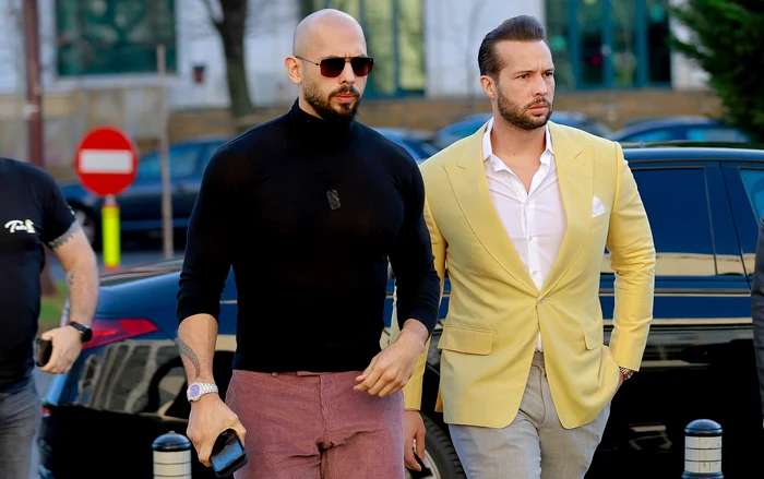 Tate brothers are accused of several offenses. Photo: EPA-EFE