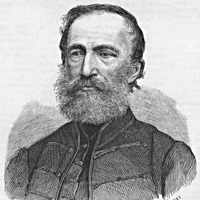 Lajos Aranyi. Engraving from the nineteenth century