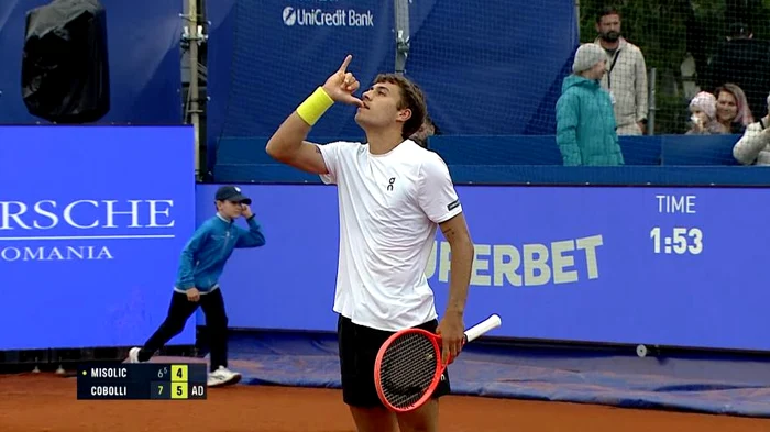 Flavio Cobolli's gesture, made on the arena in Bucharest