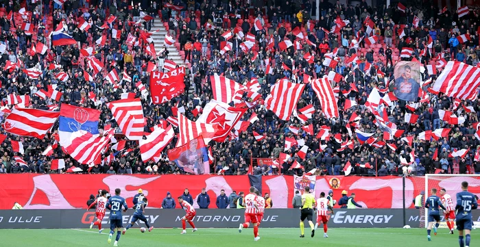 The Red Star marchs in the Serbia championship. Photo X Crvenna Zvezda