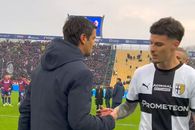 The supporters of the parma, at the feet of Cristi Chivu 
