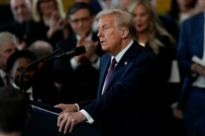 Trump, at the investigation as president of the US. Profimedia photo