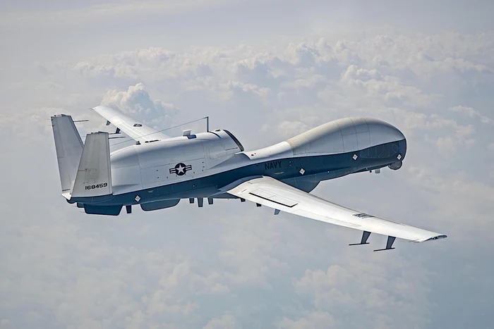 MQ-4C Triton drone sent by the US to Japan. Photo: X.