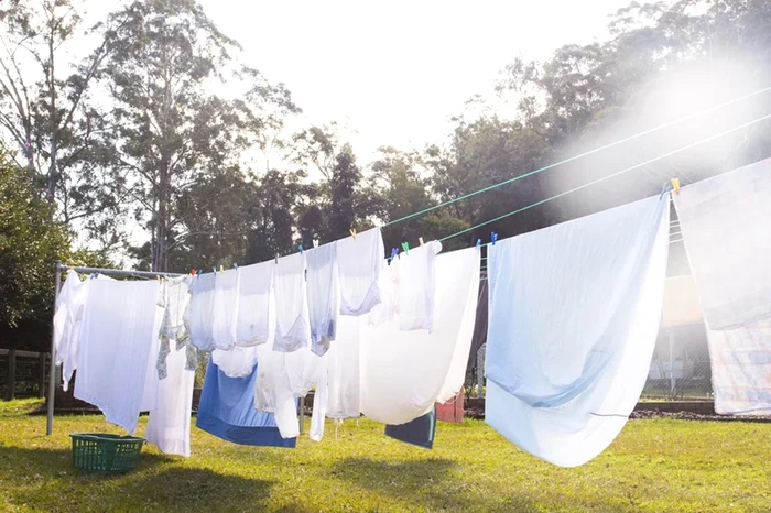 Wire laundry to dry photo blog tru Earth 