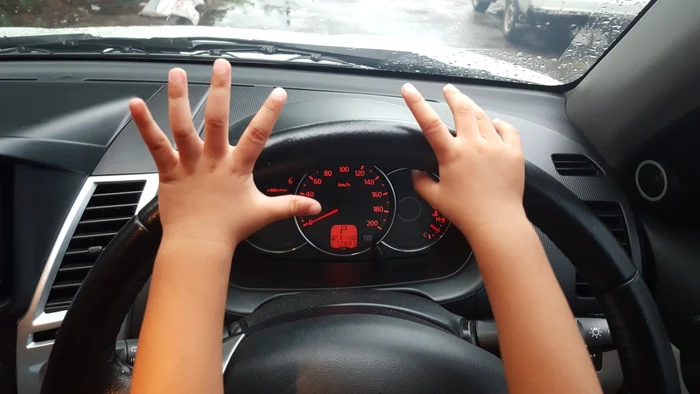 A man left his son for 10 years to drive the car. Photo: Shutterstock