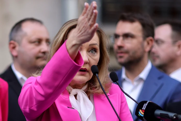 Elena Lasconi, candidate for the presidential elections, about the USR PHOTO crisis: Archive