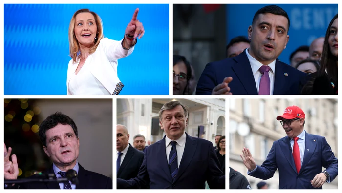 Main candidates to presidential photo collage Adevărul