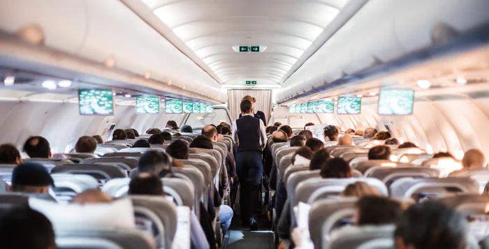 Passengers on a plane