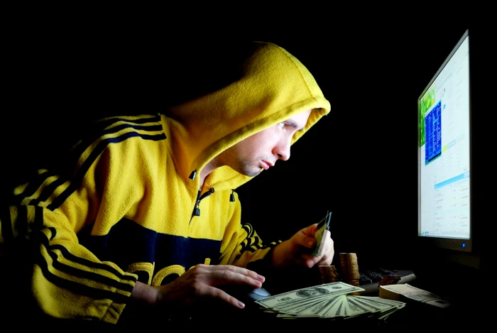 Hacker with yellow
