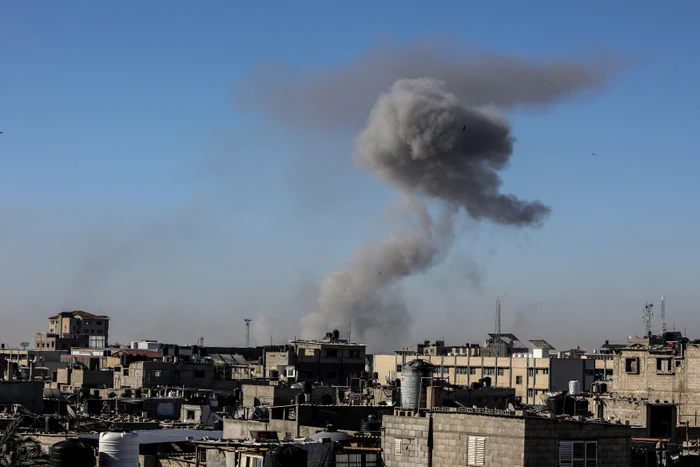 Israeli bombardment in Rafah, in the south of Gaza strip. Photo Profimedia archive
