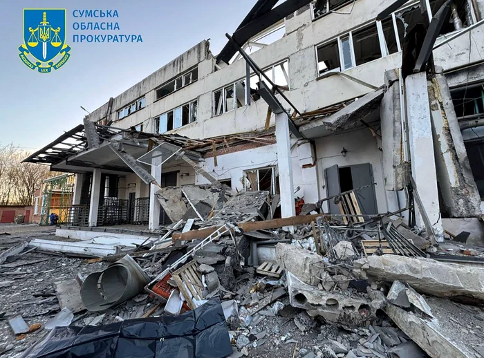 Drone attack on a bakery in sum of the EPA-EFE photo