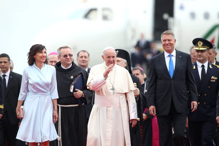 Pope in Romania. Photo: Mediafax