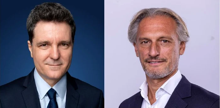 Nicușor Dan and Matei Păun Photo: Facebook/LinkedIn