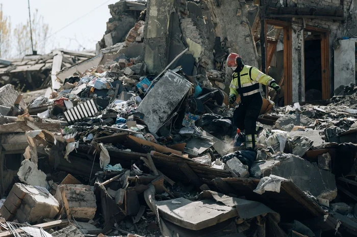 Russian attack on Kyiv photo: x