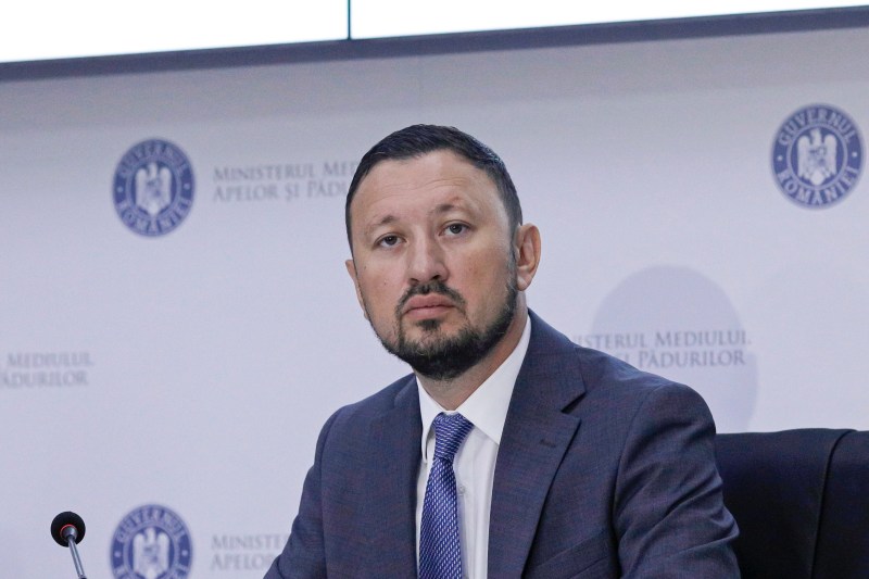 Mircea Fechet, Minister of the Environment. Photo: Inquam Photos / Malina Norocea