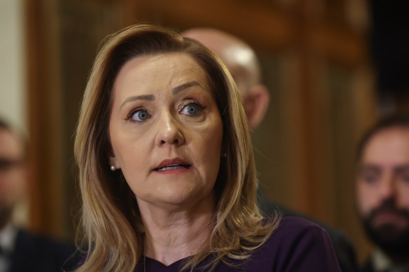 Elena Lasconi says how much money she has gathered from donations: