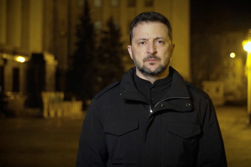 Video of the latest message transmitted by Zelenski to Ukrainians, after Putin declared the three -day armistice