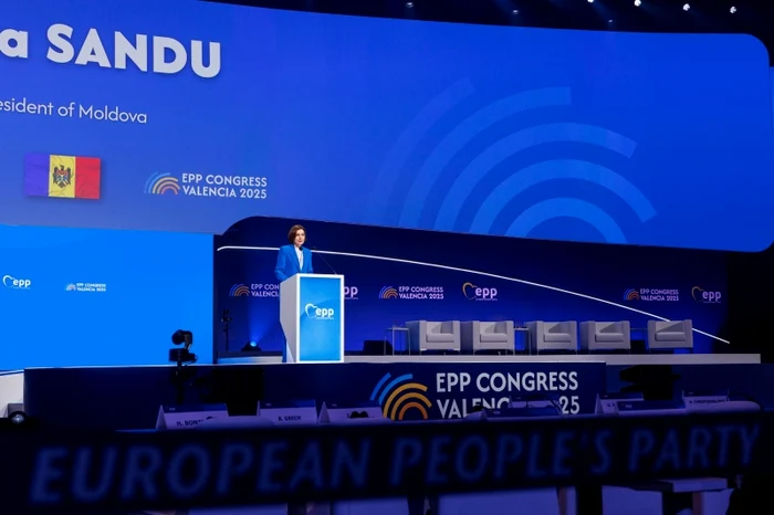 Maia Sandu participated in the PPE Congress in the Spanish city of Valencia. Photo: President.md
