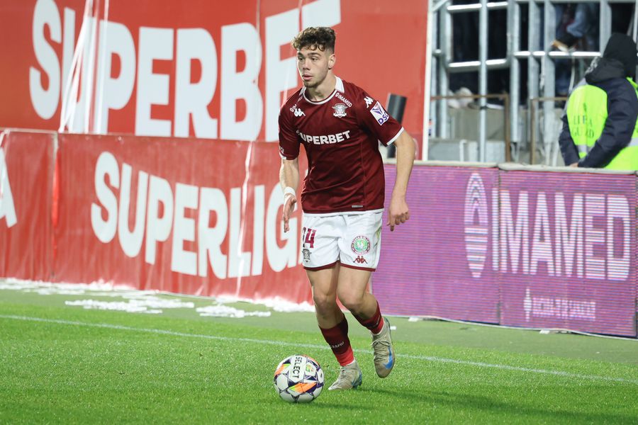 Andrei Borza Photo: Ionuț Iordache (GSP) The only U20 field player in Superliga in the top 100 Mondial »received an assessment of 5.7 million euros!
