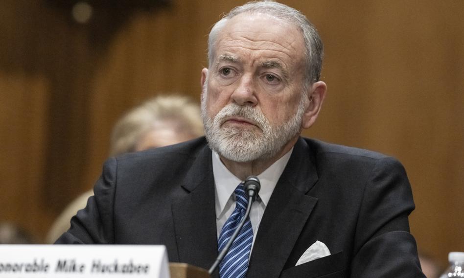 The Senate approved Mike Huckabe as the ambassador in Israel