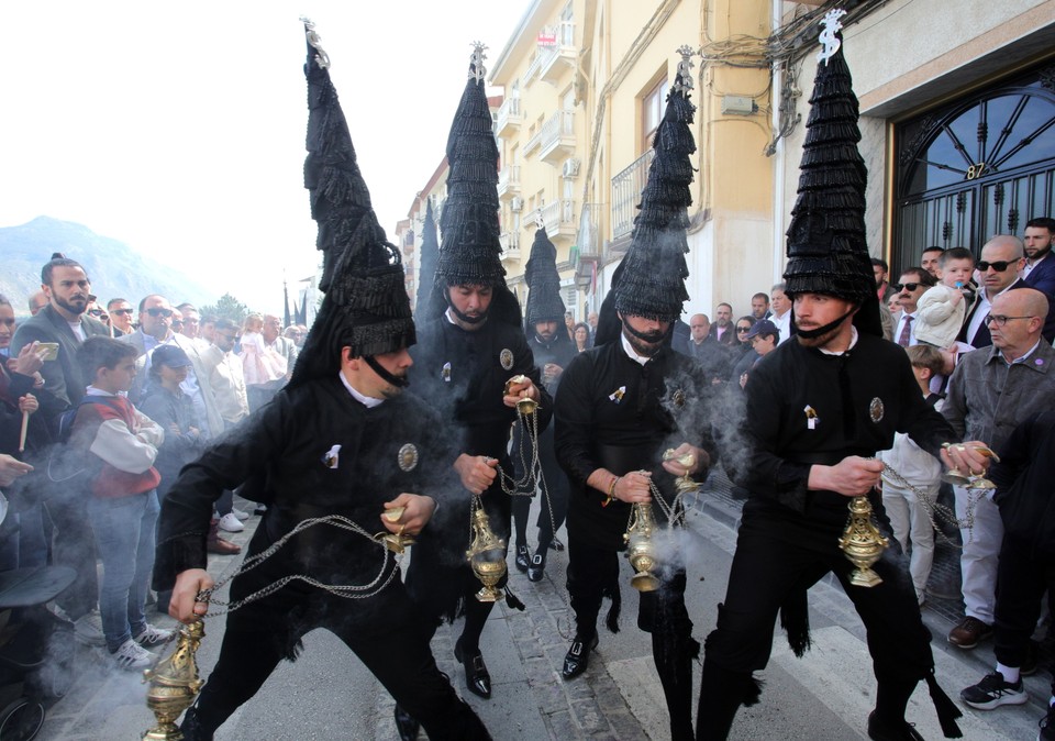 Celebration of Holy Friday in the city of Loja in Andalusia, southern Spain