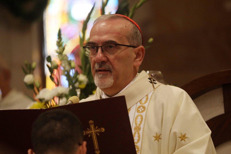 Christmas celebrations under the leadership of the Latin Patriarch Jerusalem, Cardinal Pizza pizzaballi. Bethlehem, December 25, 2024