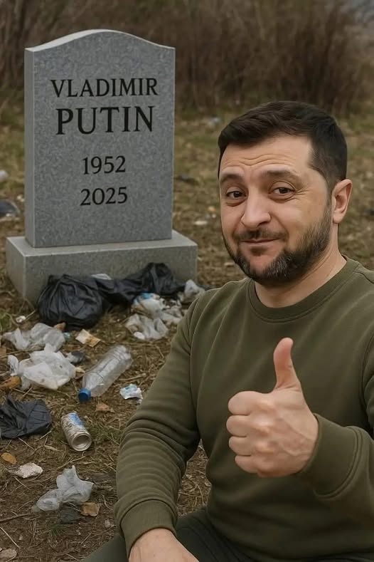 The Tiger Lillies group visualized the year of Putin’s death and showed his grave littered with garbage photo 1
