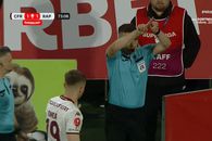 Controversial phase in CFR Cluj - Rapid »The referee eliminated for simulation in the 70th minute, but changed the decision after lime! The specialist's verdict