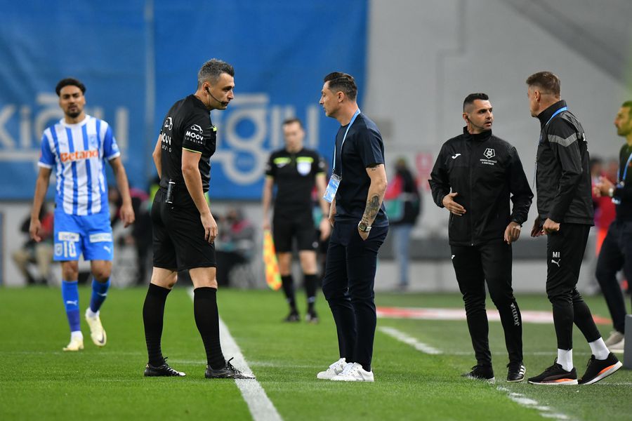 Mirel Rădoi and Horațiu Fennic, in Craiova University - FCSB, Stage #4 of the play -off/ photo: Cristi Preda (GSP) Mirel Rădoi: