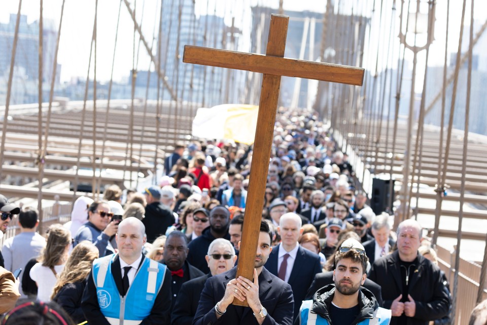 Way of the Cross in New York in the United States