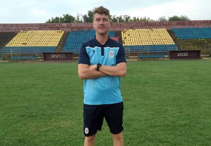 Current image with Dănuț Ivănică, at ​​Sporting Roșiori / Photo source: Facebook