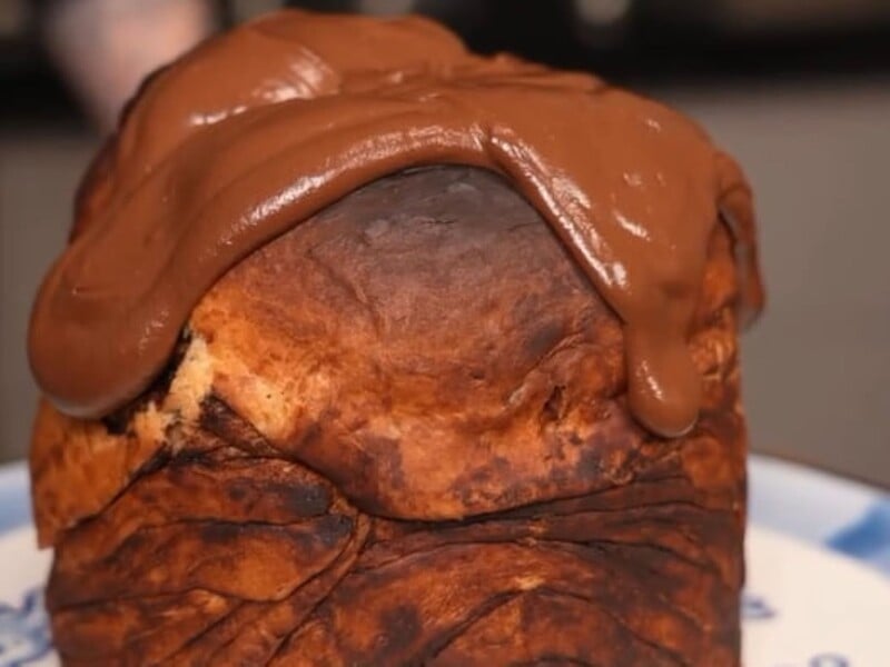 This unrealistically tasty pasko-butt will want to eat completely, and not just the top. Test recipe 