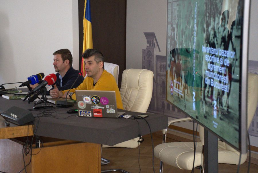 Răzvan Voinea (in yellow) and Bogdan Suditu spoke about the dramatic situation of the Bucharest sports bases The disaster of the sports bases in Bucharest: