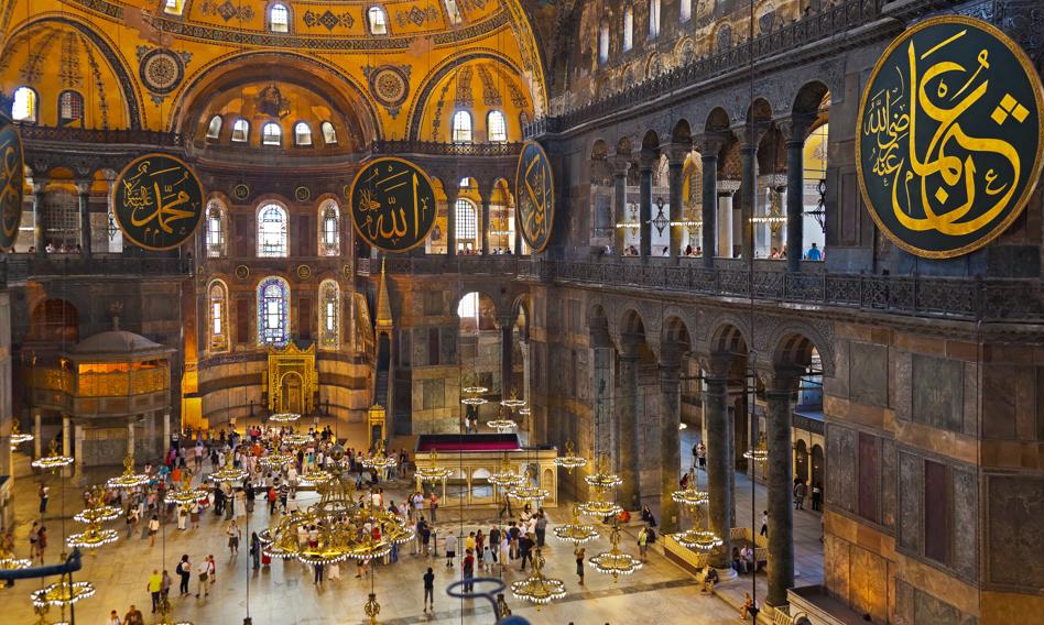 Hagia Sophia under special protection. This monument is to survive, despite the elements