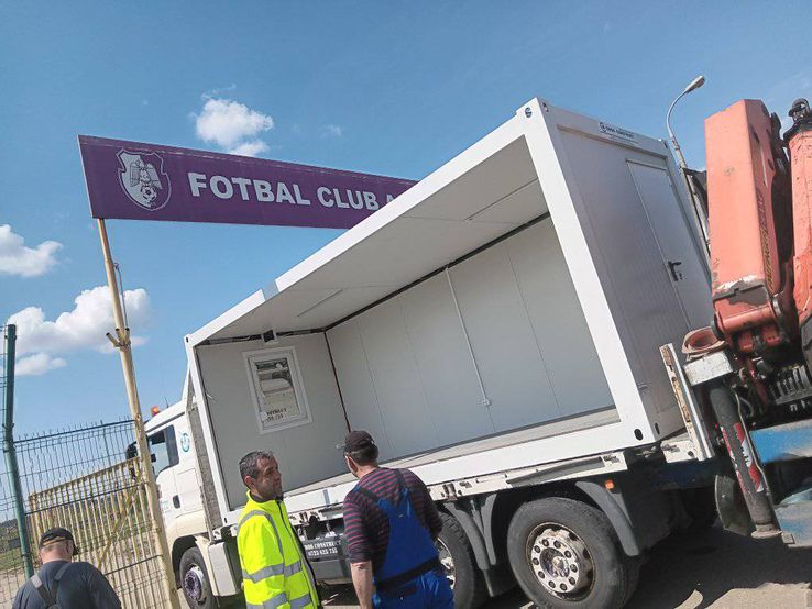 The construction of the stadium of FC Argeș is to start. Photo: Facebook Cristian Gentea