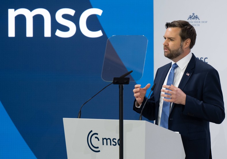 Speech by JD Vance, US Vice President, during the 61st Munich Munich Safety Conference, February 14, 2025.