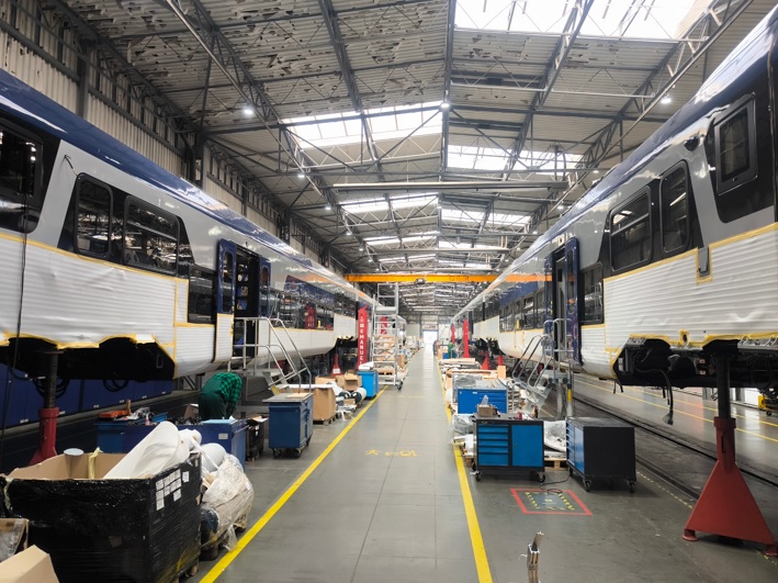 When will the first Polish regional train from PESA arrive in the country
