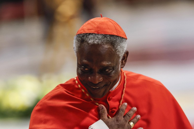 Cardinal Peter Turkson in the Basilica of St. Piotr. Vatican, August 27, 2022