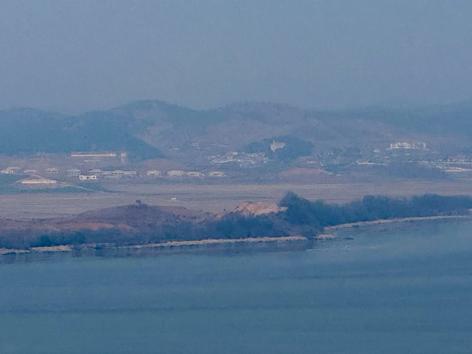 Close -up to North Korea. The weather plays a key role in observing the North Korean territory