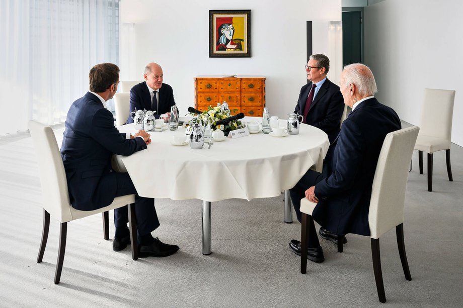 Conversations of leaders about Ukraine in October 2024.