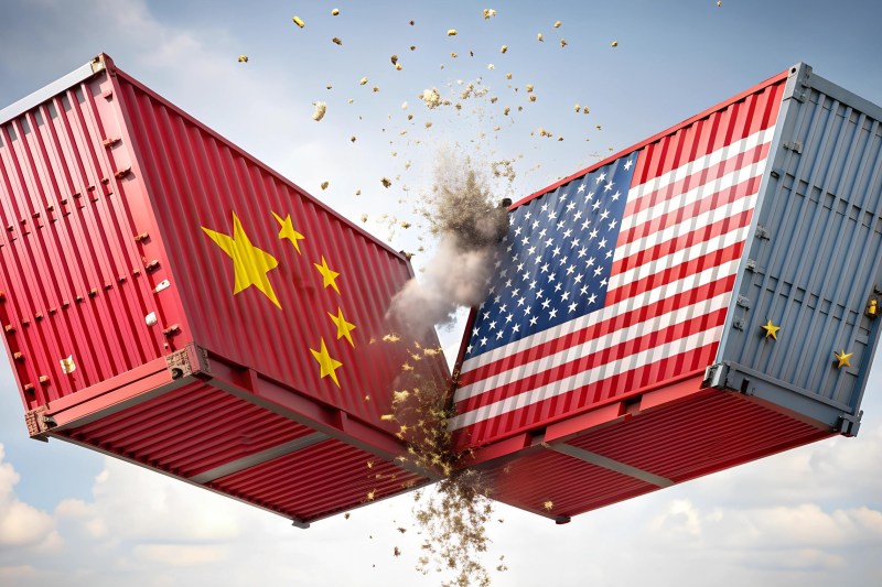 China raises after Donald Trump took a step back with customs duties. 