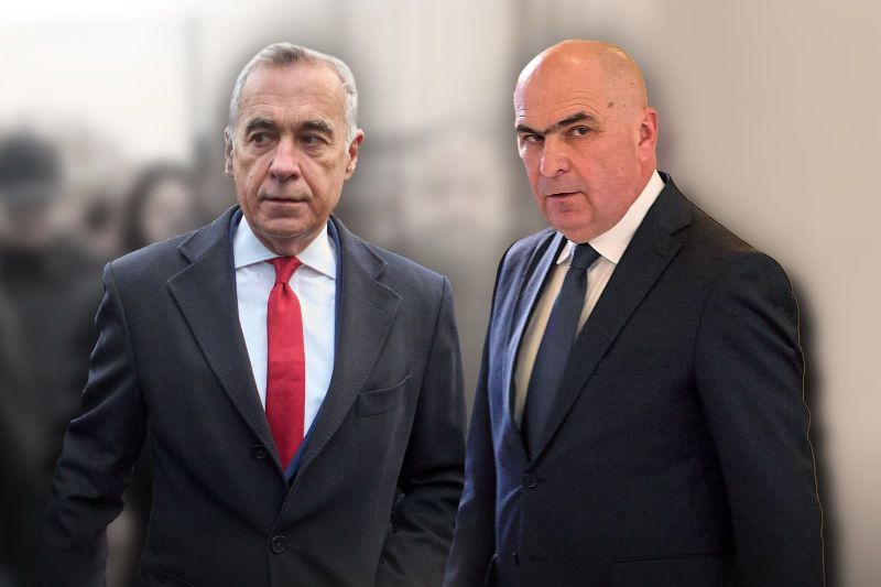 Călin Georgescu and Ilie Bolojan. Collage: Ion Mateș / Hotnews. Photo: Inquam Photos, Profimedia