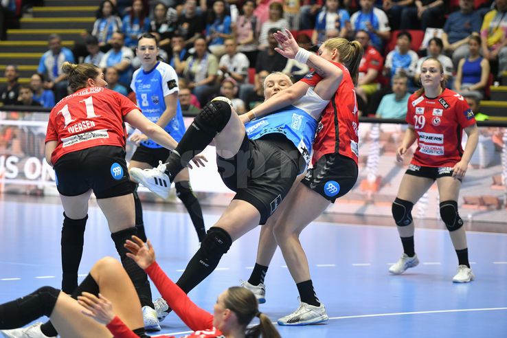CSM București - Esbjerg, Tour from the quarters of the Champions League, Photo: Cristi Preda