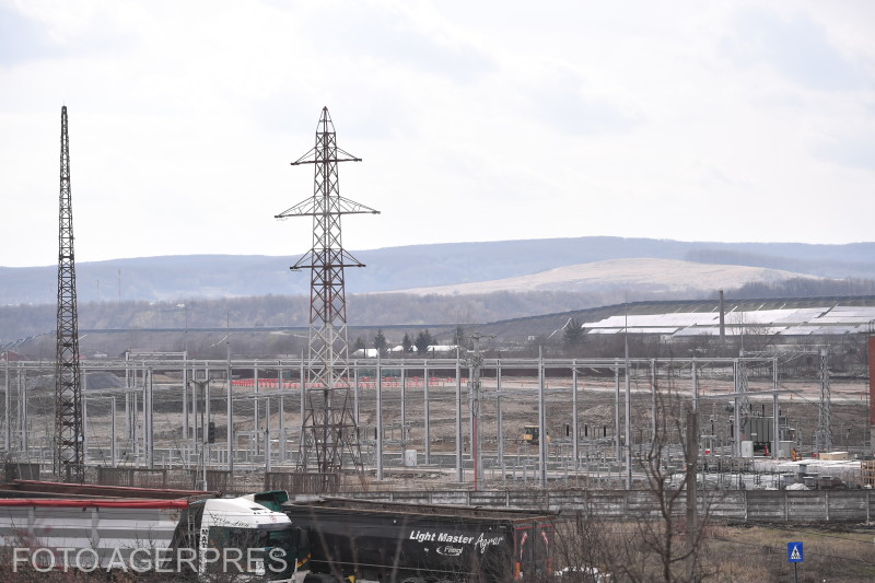 The site of the future power plant with small nuclear reactors, from Doicești. Photo: Agerpres