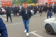 The GSP reporter, threatened by Gheorghe Mustață, before the derby with Rapid: