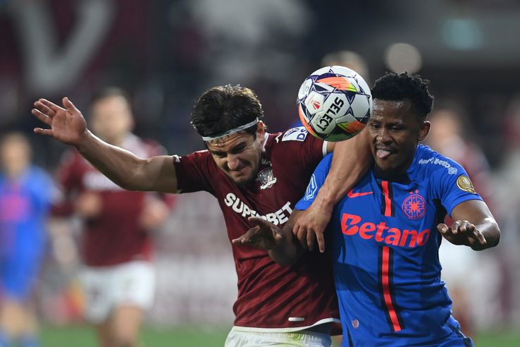 FCSB defeated on Sunday evening, on the move, score 2-1, the Rapid Bucharest band, in the sixth stage in the Superligi play-off. Marked: Christensen 48 / Cisotti 6, Bîrliga 42. Photo: Eduard Vînătoru (gsp.ro)