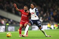 Liverpool - Tottenham, with the title on the table for 