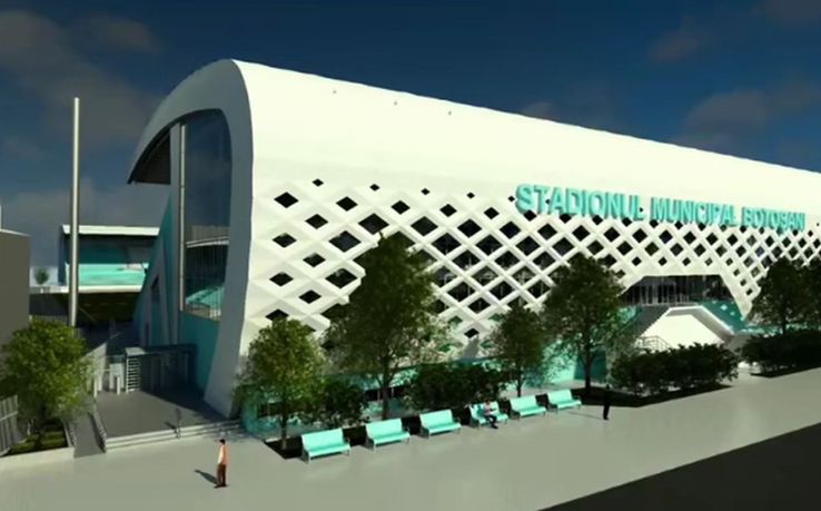 This is how the new stadium in Botosani // Photo source should look: FC Botosani video capture